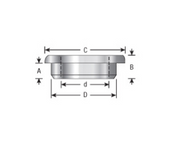 Amana Tool T Bushing 1-1/4 in to 20mm BU-724