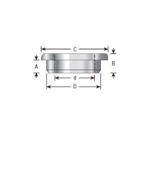 Amana Tool T Bushing 1-1/4 in to 1 in BU-750
