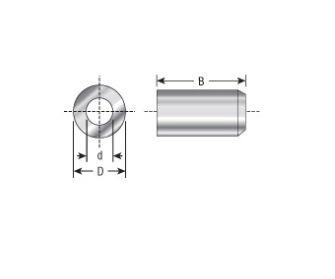 Amana Tool Sleeve Bushing 3/4 in to 1/2 inx7/16 BU-902