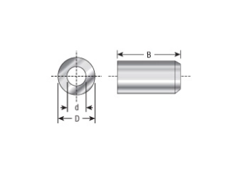 Amana Tool Sleeve Bushing 3/4 in to 1 in x 7/16 BU-904