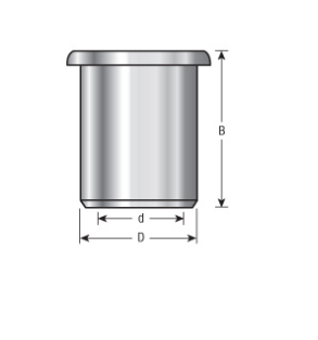 Amana Tool Long T Bushing 1-1/4 in to 3/4 in BU-924