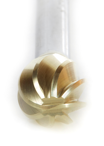 Amana Tool SD-5FM 1/2 in x 7/16 x 1/4 in Ball Shape BURS-158NF