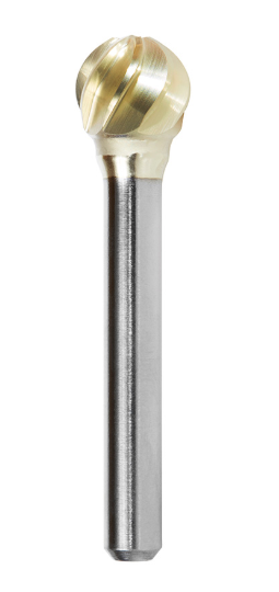Amana Tool SD-5FM 1/2 in x 7/16 x 1/4 in Ball Shape BURS-158NF