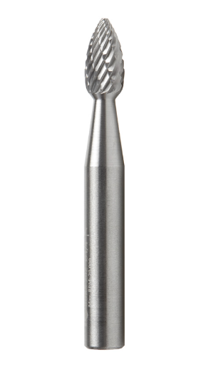Amana Tool SH-1DC 1/4 in x 1/2 in x 1/4 in Flame Shape BURS-202