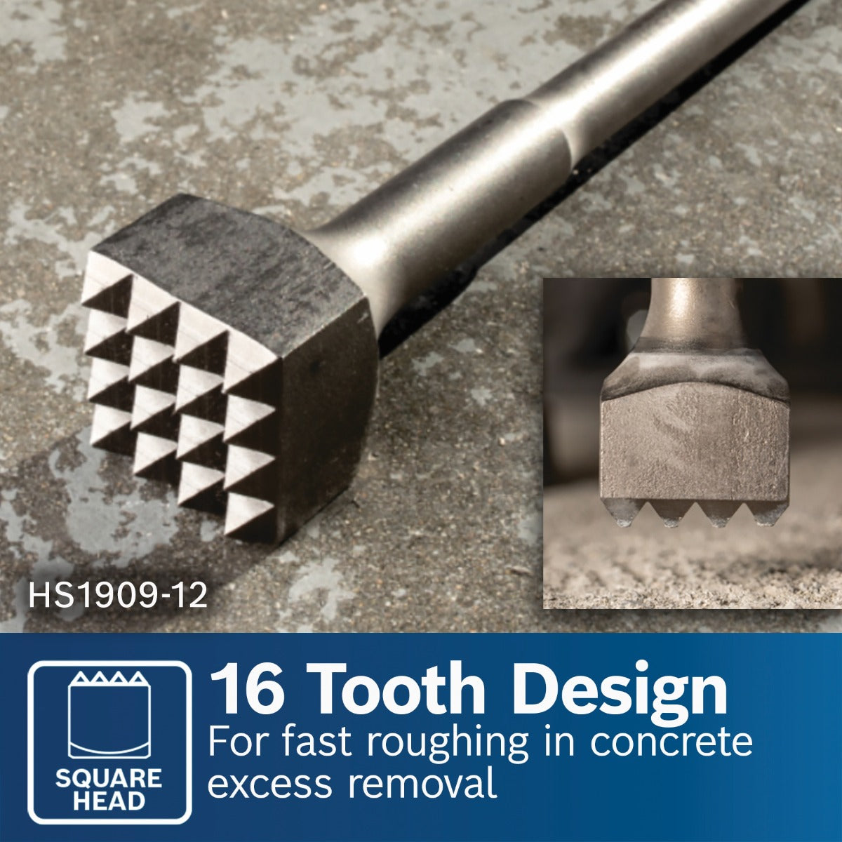 Bosch SDS-max 1-3/4 in. Square x 12-1/2 in. 25-Tooth Bushing Tool