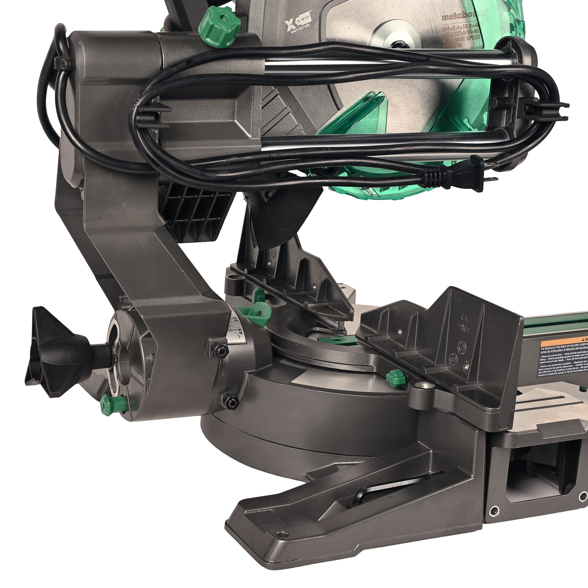 Metabo HPT 10" 15 Amp Sliding Dual Bevel Miter Saw w/ Shadow Line C10FSB2M