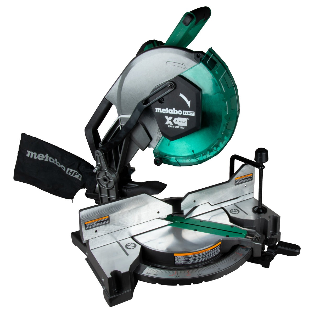Metabo HPT 12 in. Dual Bevel Compound Miter Saw with Xact Cut LED Shadow Line