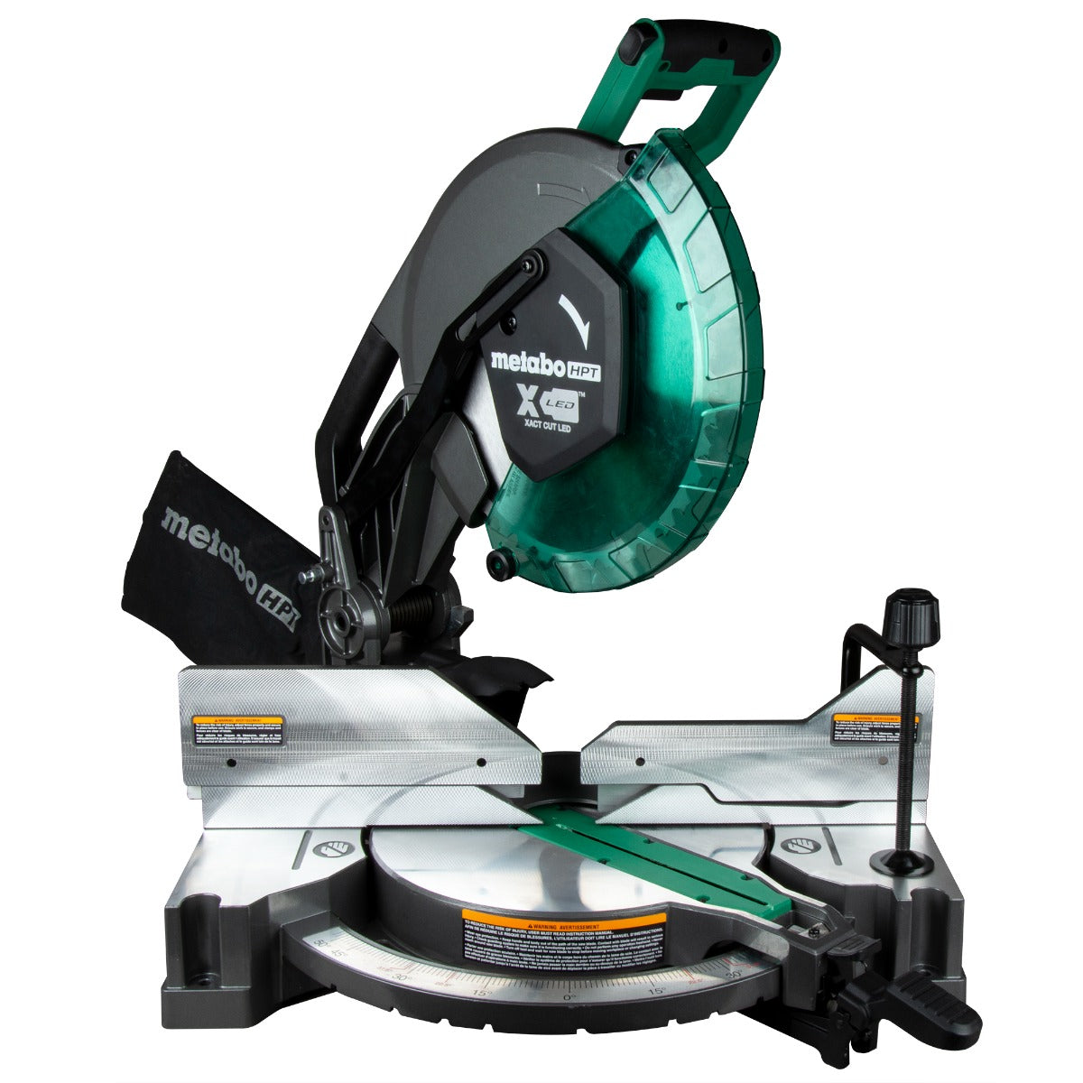 Metabo 12 in. Dual Bevel Compound Miter Saw with Xact Cut LED Shadow Line C12FDHBM