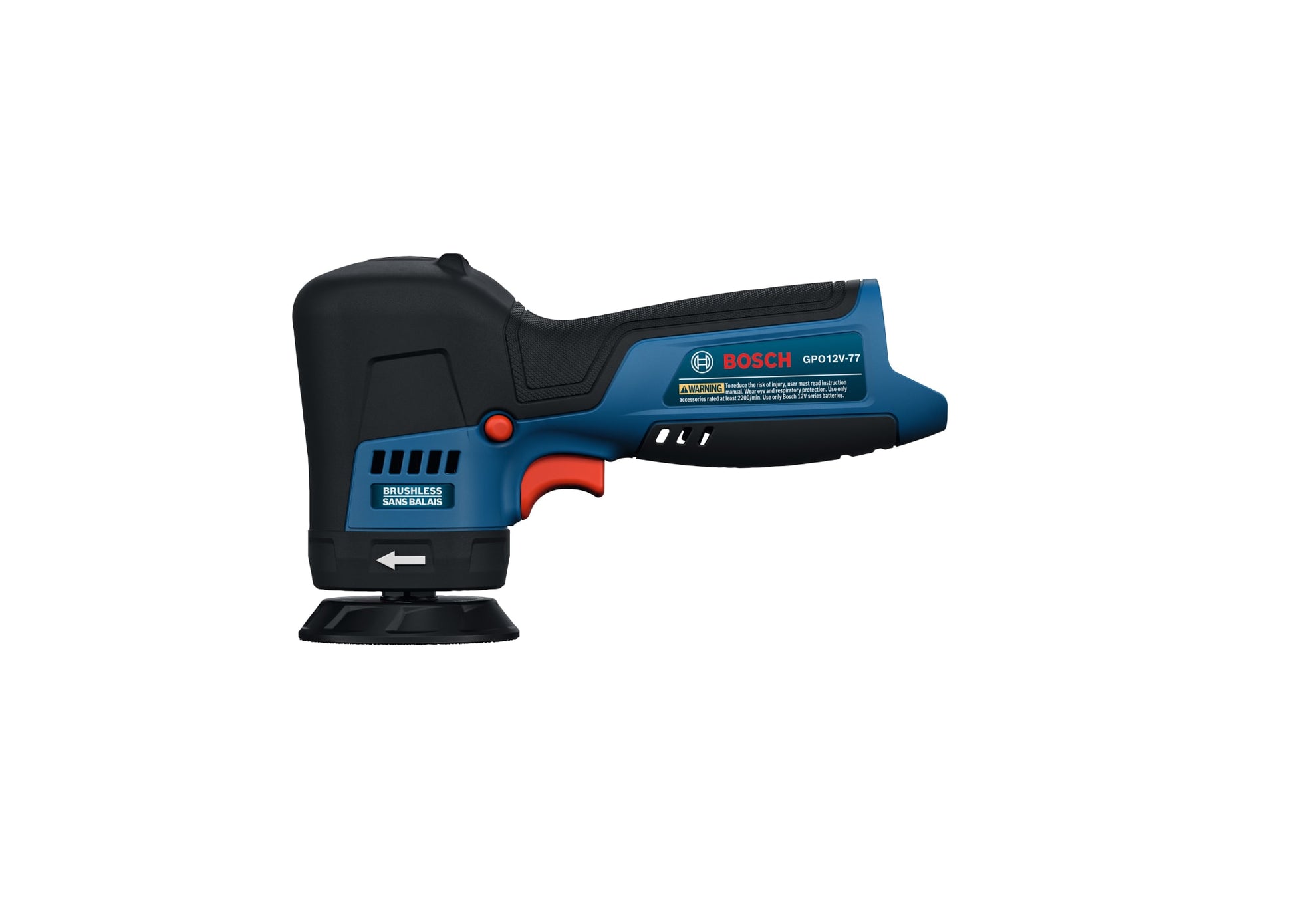Bosch 12V 3" Rotary Polisher (Bare Tool) GPO12V-77N