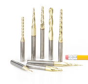Amana Tool 8 pc 3D, Carving CNC ZrN Set AMS-136