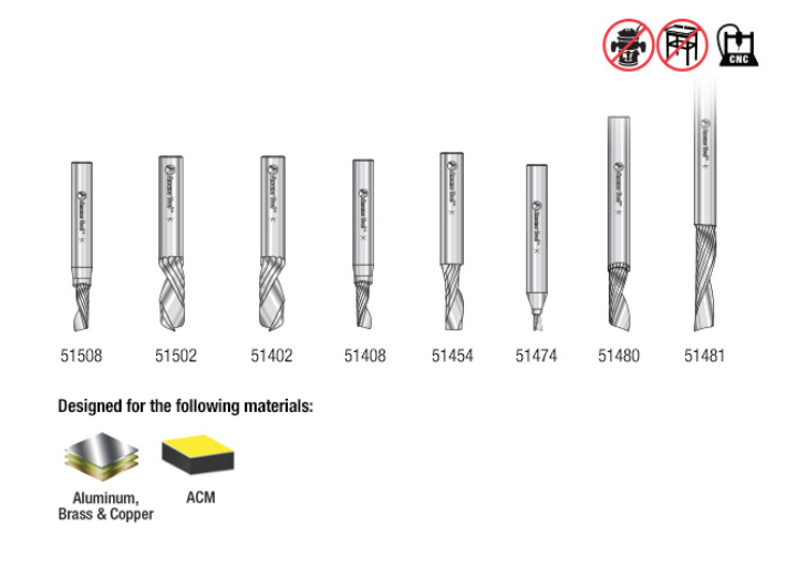 Amana Tool 8 pc SC Collection x Aluminum AMS-160