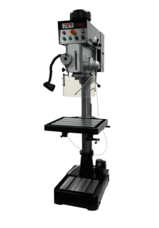 354246, JET JDP-20EST-460-PDF, 20" EVS GEARED HEAD DRILL PRESS WITH TAPPING & POWER DOWNFEED 460V