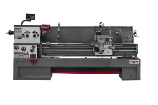 Jet Lathe with Newall DP700 DRO, Taper Attachment & Collet Closer, GH-2280ZX 321579