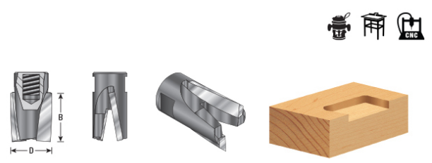 Amana Tool Mortising Screw Type 3/4 in -.015 55285