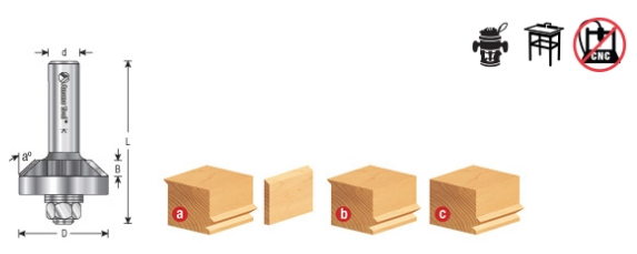 Amana Tool V Panel Bit Set Assembly 55320