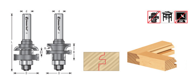 Amana Tool Profile Cutter 55352