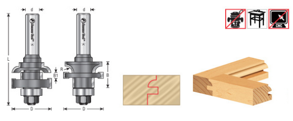 Amana Tool Bead Bit From Set (55440) 55444