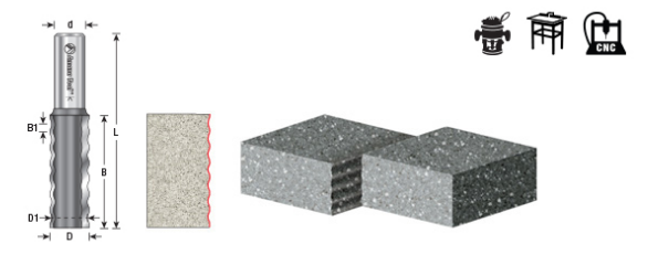 Amana Tool Solid Surface WAVY/ Glue Joint 57260