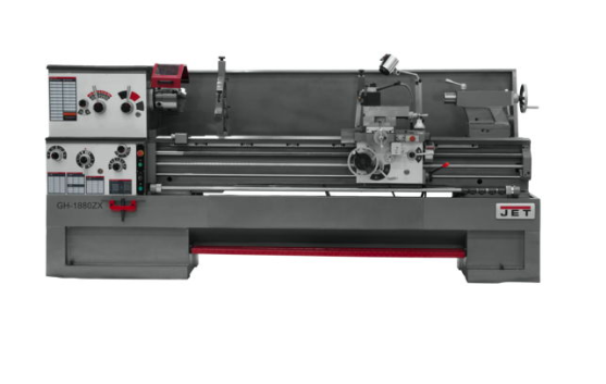 Jet Lathe with 2-axis ACU-RITE DRO 200S, Collet Closer and Taper Attachment Installed, GH-1880ZX 321595