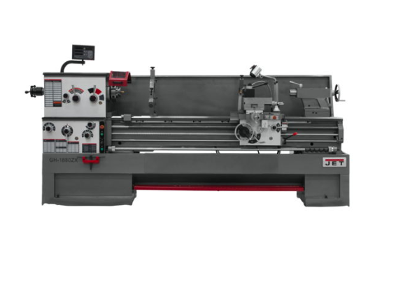 321578, JET GH-1880ZX WITH NEWALL DP700 WITH TAPER ATTACHMENT AND COLLET CLOSER
