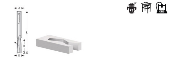 Amana Tool S.C.'O' Flute UP Spiral 1/4 in D 46327