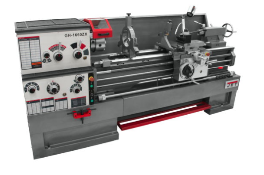 Jet Lathe with Newall DP700 DRO and Taper Attachment Installed, GH-1660ZX 321529