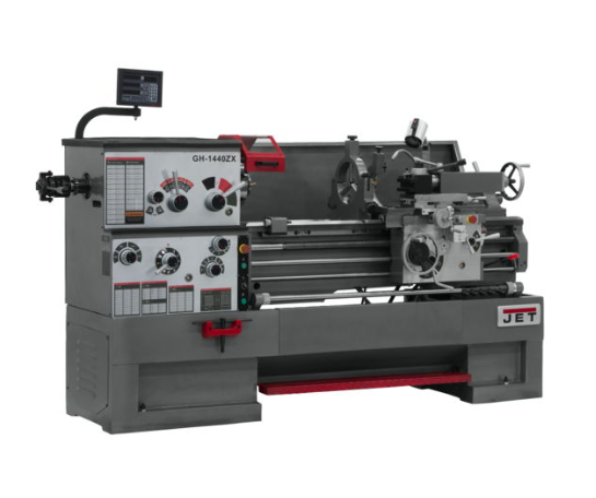 Jet Lathe With Newall DP700 DRO With Taper Attachment and Collet Closer, GH-1440ZX 321498