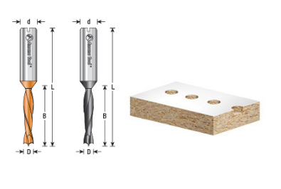 Amana Tool 5mm SC Brad Point L/H 57mm Long 315105