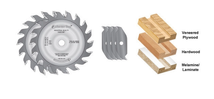 Amana Tool Set 3-10 in 24 Teeth DADO 1 in Bore 651030-1