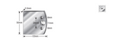 Amana Tool Pair 50mm Shaper Blank Knives 65RM127
