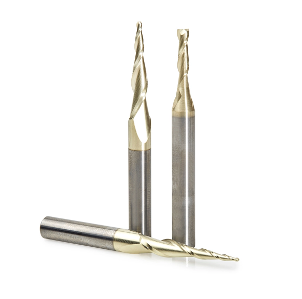 Amana Tool 3 pc 3D, Carving CNC ZrN Set AMS-110