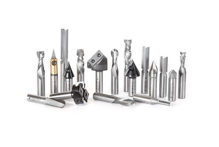 Amana Tool 18 pc ADVANCE CNC Signmaking Set AMS-139