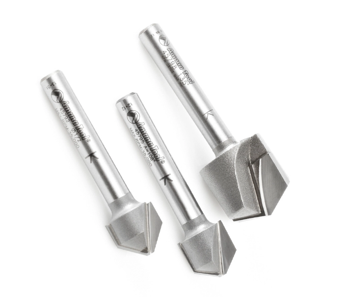 Amana Tool 3 pc ACM V 90 108 135 Deg. Set AMS-140