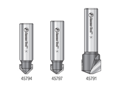 Amana Tool 3 pc ACM V 90 108 135 Deg. Set AMS-147