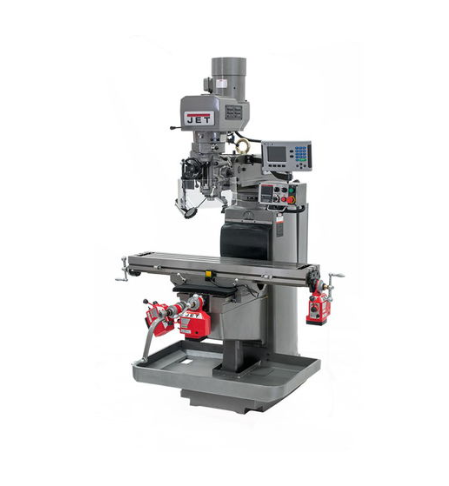 Jet JTM-1050EVS2/230 Mill With Acu-Rite 203 DRO With X, Y and Z-Axis Powerfeeds and Air Powered Drawbar 690650