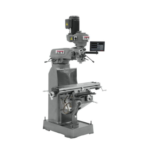 Jet JVM-836-1 Mill With 3-Axis Newall NMS800 DRO (Quill) and X-Axis Powerfeed 691177