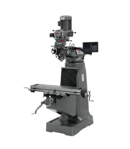 Jet JTM-1 Mill With 3-Axis Newall NMS800 DRO (Knee) 691196