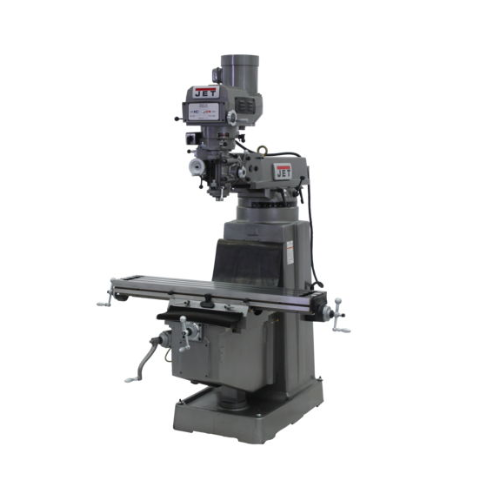 Jet JTM-1050VS2 Mill With 3-Axis Newall NMS800 DRO (Quill) With X-Axis Powerfeed 691208