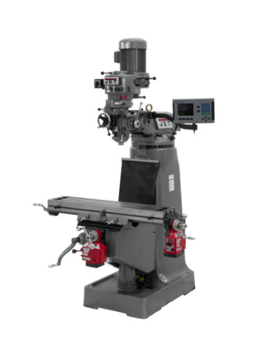 Jet JTM-2 Mill With ACU-RITE 203 DRO and X and Y-Axis Powerfeeds 690210