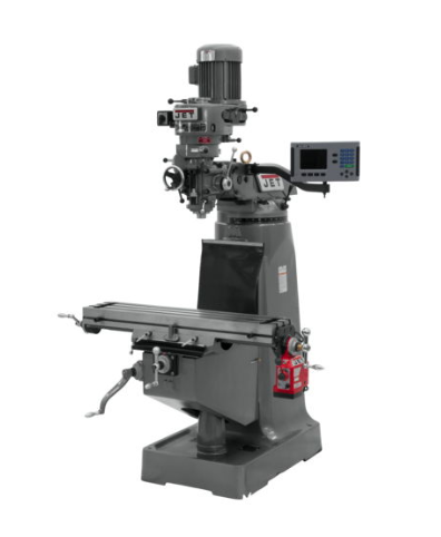Jet JTM-2 Mill With 3-Axis ACU-RITE 203 DRO (Quill) With X-Axis Powerfeed 690072