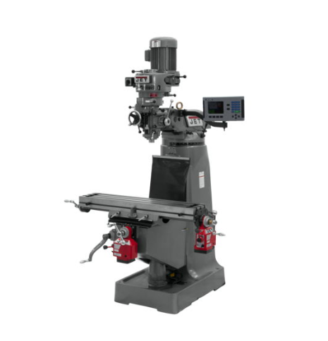Jet JTM-2 Mill With 3-Axis ACU-RITE 203 DRO (Quill) With X and Y-Axis Powerfeeds 690157