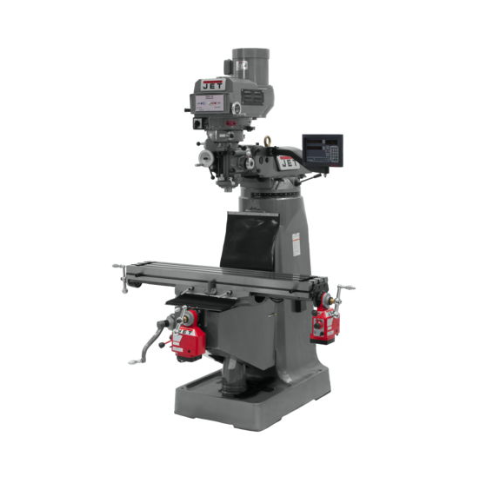 Jet JTM-4VS Mill With Newall NMS800 DRO With X and Y-Axis Powerfeeds 691201