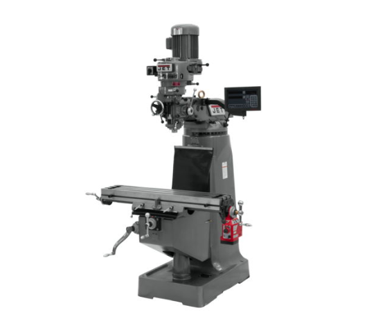 Jet JTM-2 Mill With 3-Axis Newall NMS800 DRO(Quill) With X-Axis Powerfeed 691198