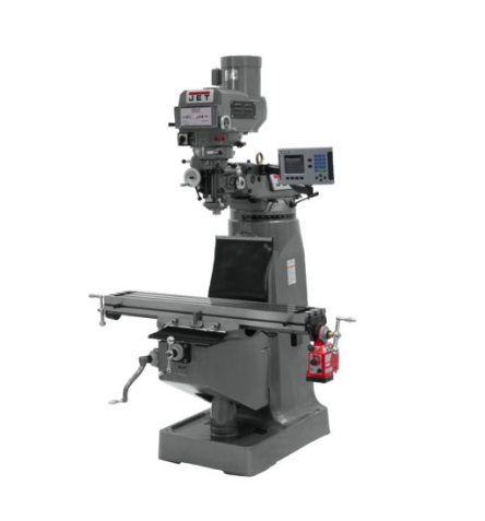 Jet JTM-4VS-1 Mill With 3-Axis ACU-RITE 203 DRO (Knee) With X-Axis Powerfeed 691411