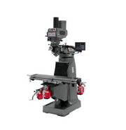 Jet JTM-4VS-1 Mill With 3-Axis Newall NMS800 DRO (Quill) With X, Y and Z-Axis Powerfeeds and Power Draw Bar 691171