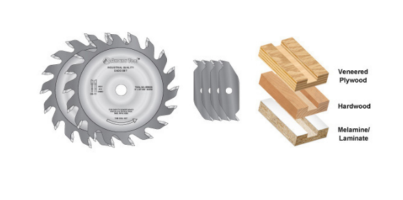 Amana Tool Set 3-8 in 46 Teeth DADO Set 658040