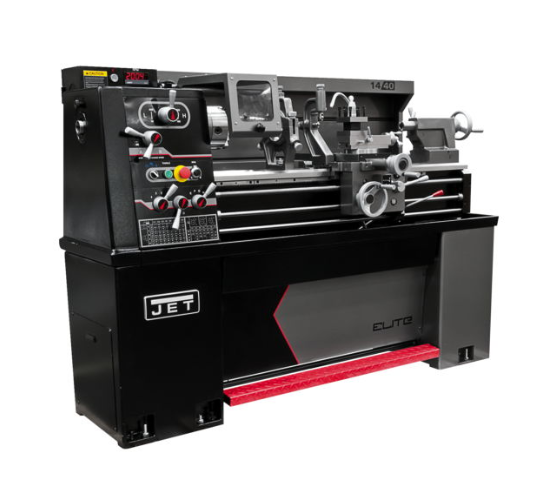 Jet Elite 13x40 EVS Lathe With ACU-RITE 303 CSS DRO, Taper Attachment, and Collet Closer, E-1340VS 892418