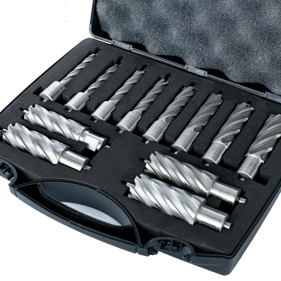 Evolution 12pc 2" Depth Cyclone Annular Mag Drill Cutter Set CC12SET-2