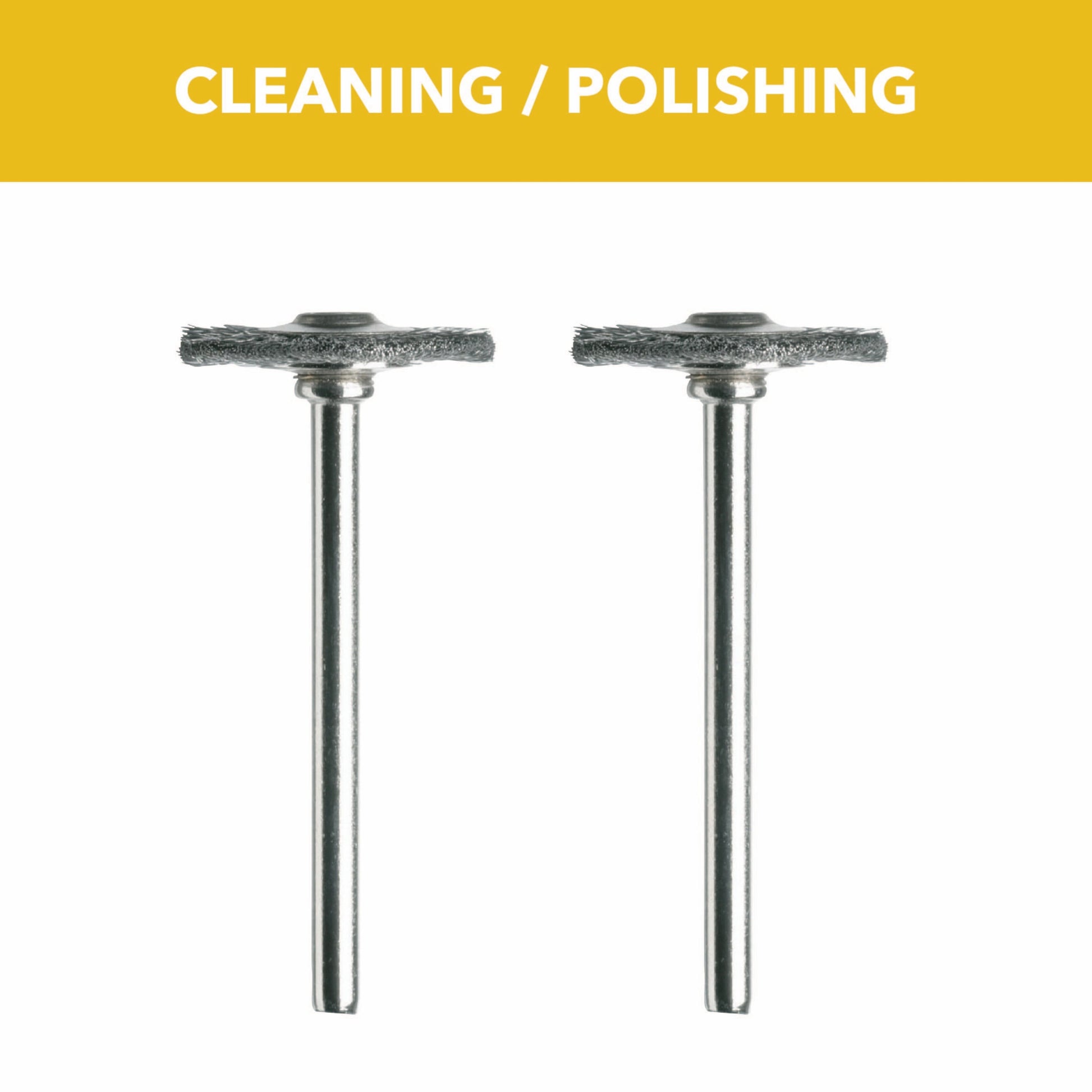 Dremel 3/4 in. Carbon Steel Brushes, 2 Pack 428-02