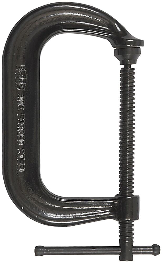 Bessey Tools 8 in. Drop Forged C-Clamp, 5 in. Throat Depth, 6,900 lbs. Clamping Force CDF408